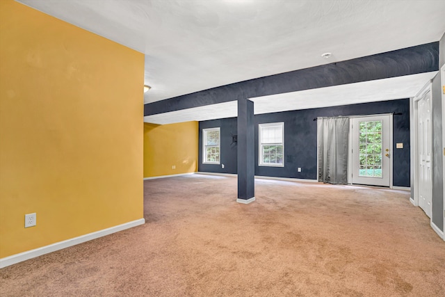 1920 Connors Ct, Salem, VA 24153 - unfurnished living room featuring baseboards and carpet