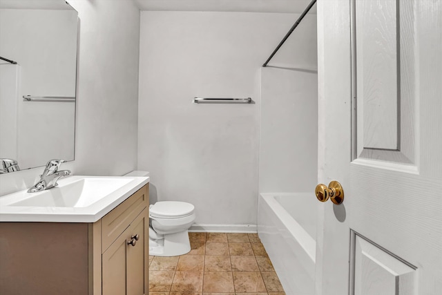 1920 Connors Ct, Salem, VA 24153 - full bathroom with vanity, toilet,  shower combination, and baseboards