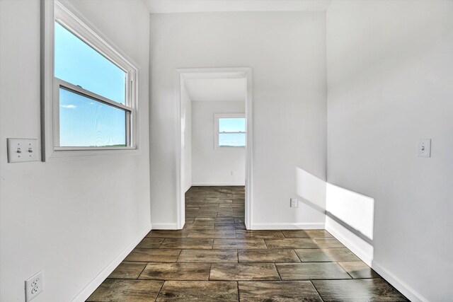 2288 Mud Pike Rd, Christiansburg, VA 24073 - empty room with baseboards and dark wood-type flooring