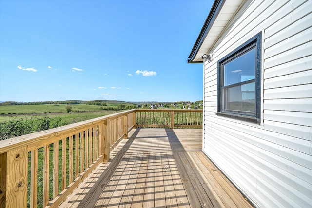 2288 Mud Pike Rd, Christiansburg, VA 24073 - wooden deck featuring a rural view