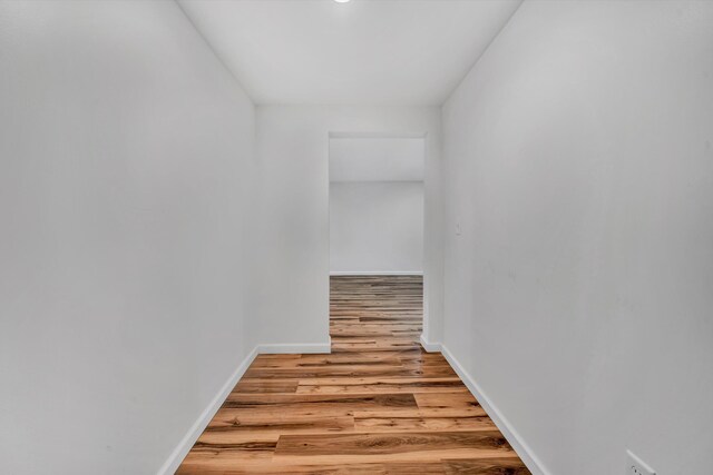 2288 Mud Pike Rd, Christiansburg, VA 24073 - hallway with baseboards and light wood-type flooring