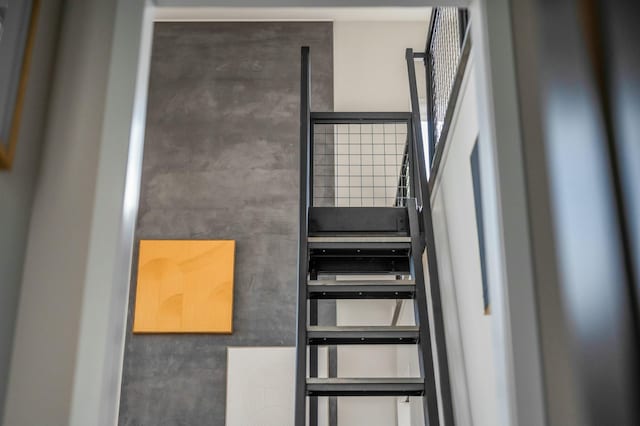 view of stairs