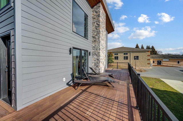 view of deck