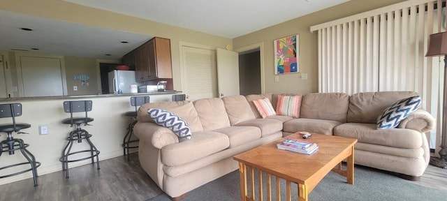 100 Sailors Cove Dr Unit 1319, Moneta, VA 24121 - living area featuring wood finished floors and baseboards