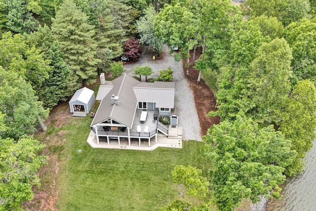 511 Autumn Ave, Huddleston, VA 24104 - aerial view of property and surrounding area