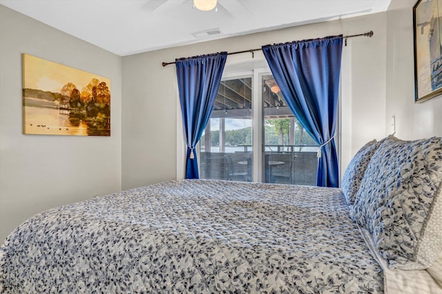 511 Autumn Ave, Huddleston, VA 24104 - bedroom with ceiling fan