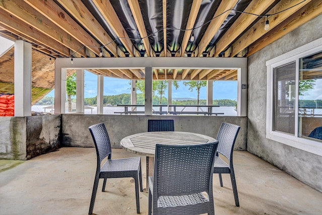 511 Autumn Ave, Huddleston, VA 24104 - view of patio / terrace featuring outdoor dining area