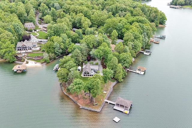 511 Autumn Ave, Huddleston, VA 24104 - aerial view of a nearby body of water