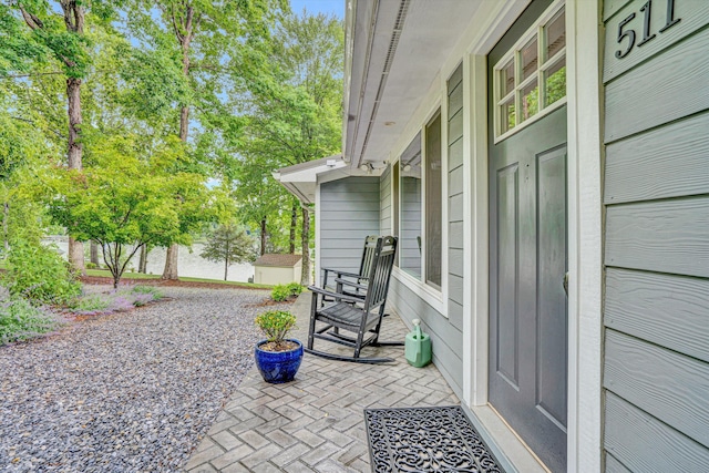 511 Autumn Ave, Huddleston, VA 24104 - view of patio