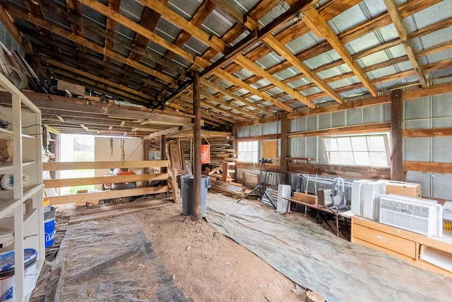 view of horse barn