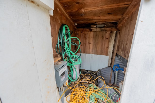 view of storage room