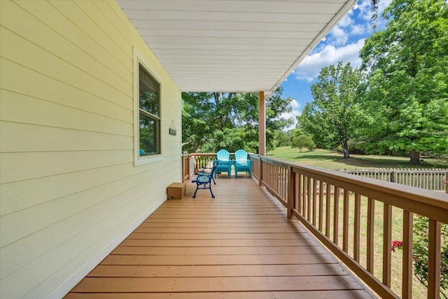 1165 Joffrey Dr, Huddleston, VA 24104 - view of wooden deck
