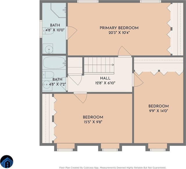 bathroom featuring baseboards, a stall shower, baseboard heating, and toilet