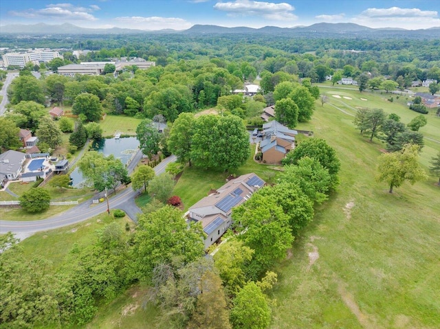 5319 Mcvitty Rd, Roanoke, VA 24018 - aerial view of property and surrounding area featuring a mountain backdrop