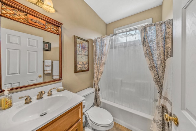 77 Sunview Cir, Moneta, VA 24121 - bathroom with vanity, toilet, and shower / tub combo