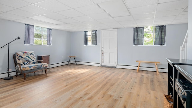 view of unfinished basement