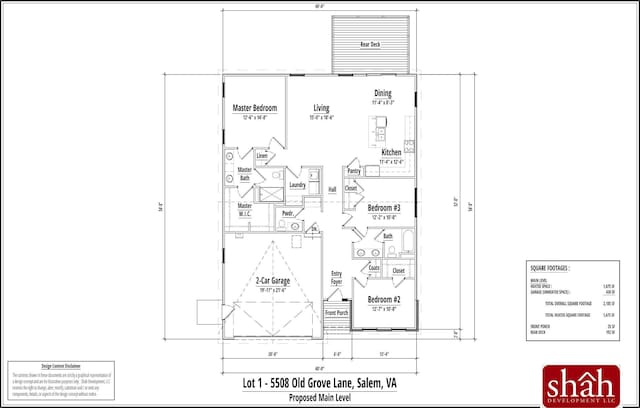 5508 Old Grove Ln, Salem, VA 24153 - floor plan / room layout
