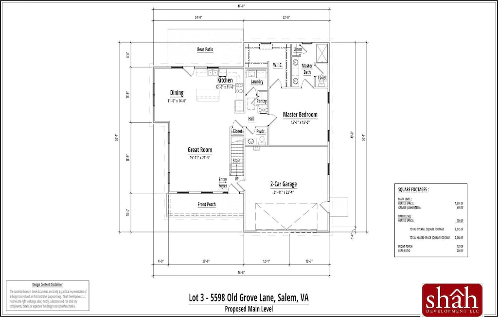 5598 Old Grove Ln, Salem, VA 24153 - property floor plan