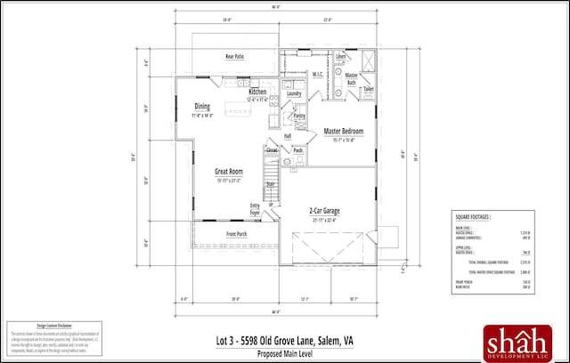 5598 Old Grove Ln, Salem, VA 24153 - property floor plan