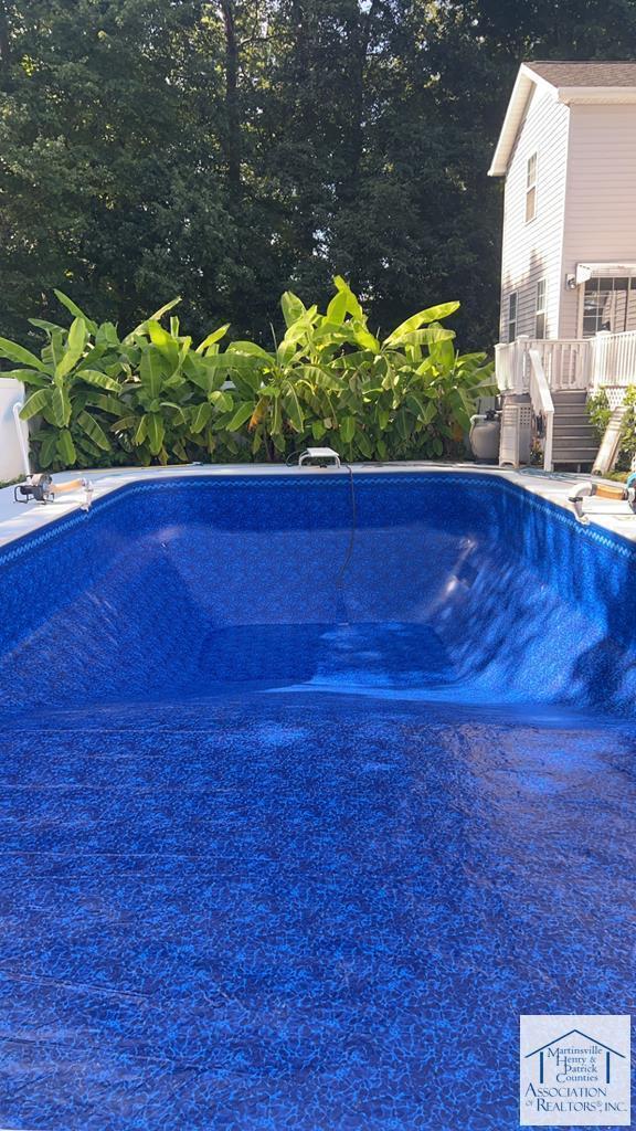 pool featuring a deck