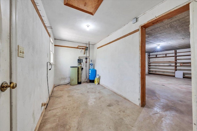 view of basement