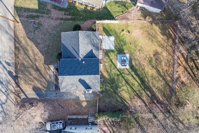 view from above of property