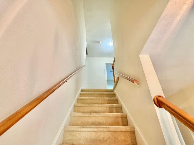 view of staircase