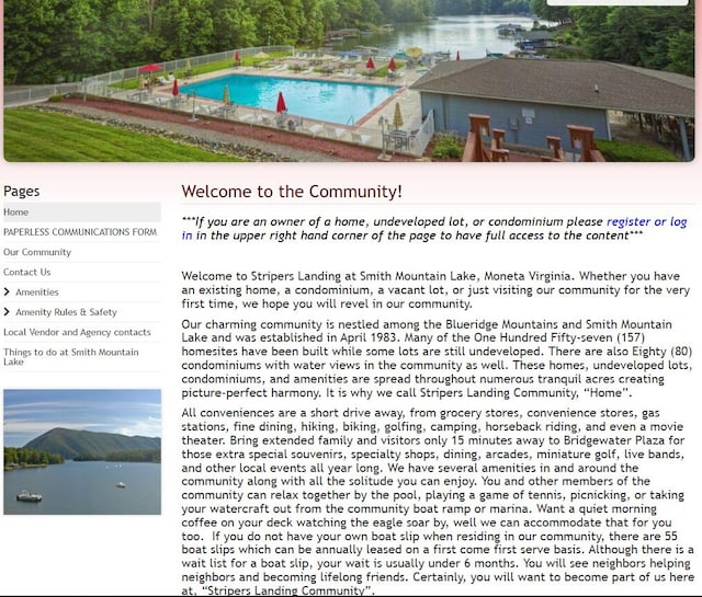 260 Harbor Landing Dr, Moneta, VA 24121 - view of miscellaneous property collateral