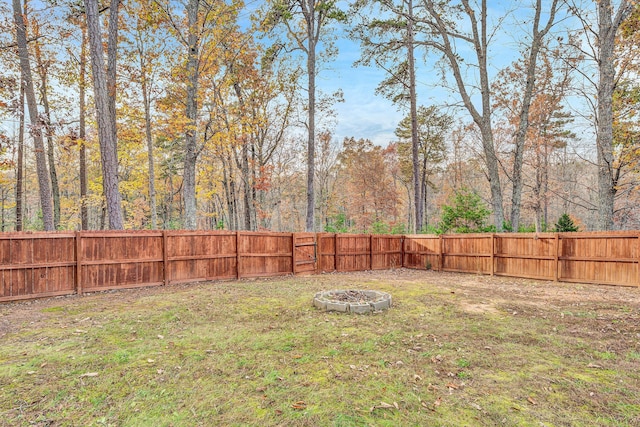 260 Harbor Landing Dr, Moneta, VA 24121 - view of yard with an outdoor fire pit