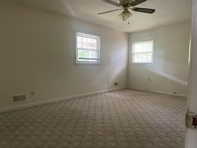 1508 Jefferson Ave, Clifton Forge, VA 24422 - unfurnished room with carpet, ceiling fan, and baseboards