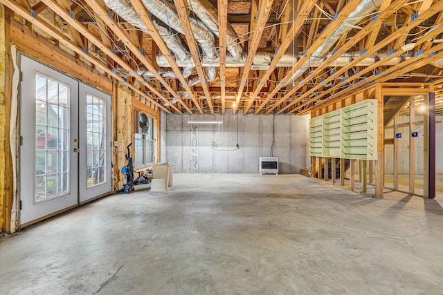 5531 Bethlehem Rd, Boones Mill, VA 24065 - below grade area featuring french doors