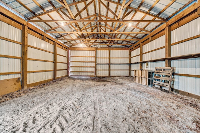 5531 Bethlehem Rd, Boones Mill, VA 24065 - garage featuring metal wall