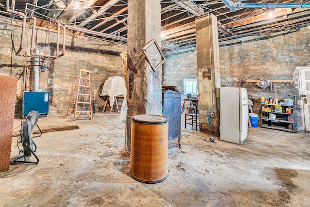 2226 Wycliffe Ave SW, Roanoke, VA 24014 - basement with a heating unit