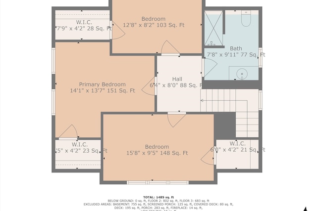 2226 Wycliffe Ave SW, Roanoke, VA 24014 - room layout