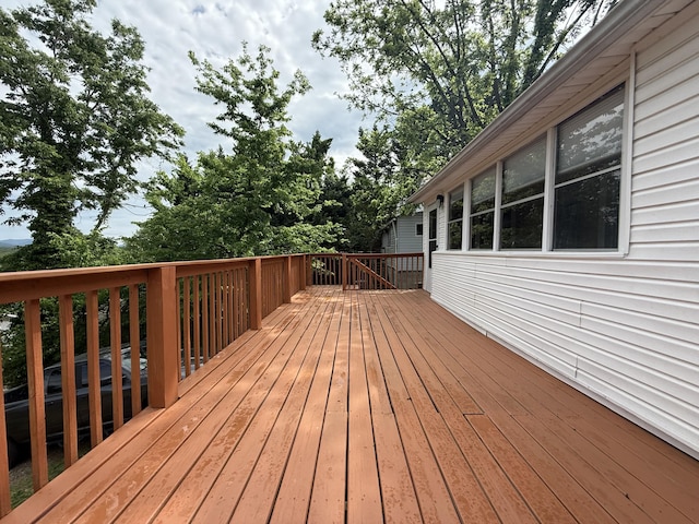 1518 Tazewell Ave SE, Roanoke, VA 24013 - view of wooden terrace