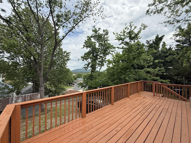 1518 Tazewell Ave SE, Roanoke, VA 24013 - wooden deck with fence