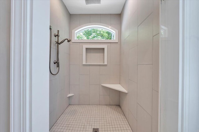 400 Heather Ln, Huddleston, VA 24104 - full bath with a tile shower