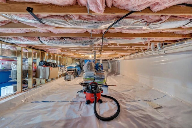 400 Heather Ln, Huddleston, VA 24104 - view of unfinished basement