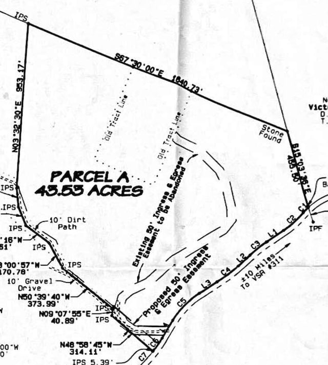 388 Hemlock Ridge Ln, Catawba, VA 24070 - survey map / technical document