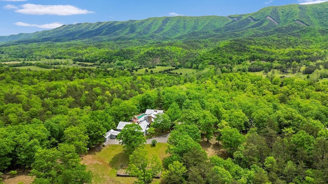 388 Hemlock Ridge Ln, Catawba, VA 24070 - view from above of property featuring a forest