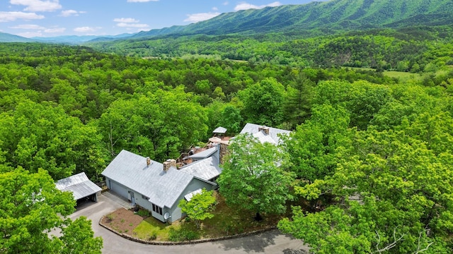 388 Hemlock Ridge Ln, Catawba, VA 24070 - view of subject property featuring a forest and mountains