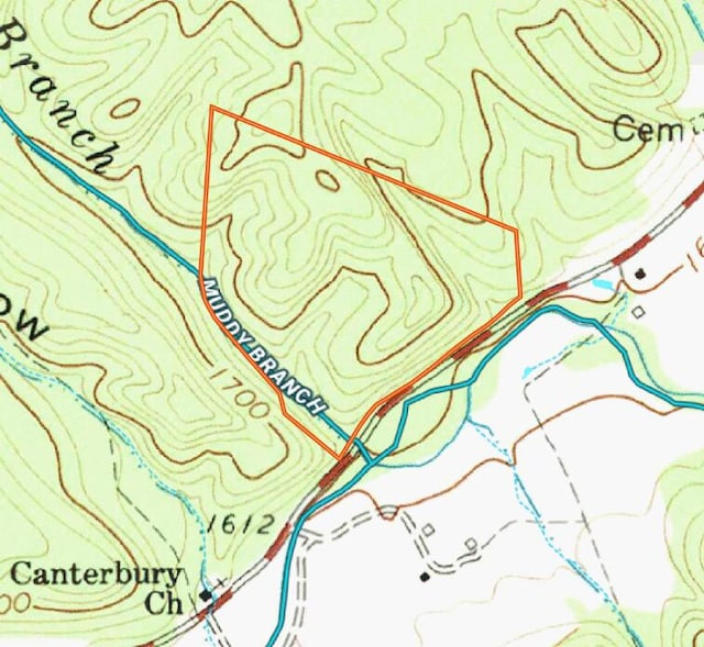 388 Hemlock Ridge Ln, Catawba, VA 24070 - map / location of property area