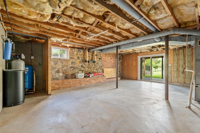 view of basement