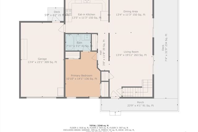 1393 Deepwoods Rd, Hardy, VA 24101 - floor plan / room layout