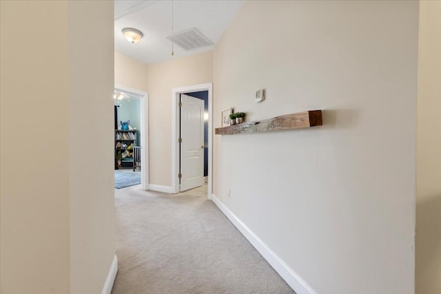 330 Sheliah Ct, Blacksburg, VA 24060 - hall featuring light carpet, baseboards, and visible vents