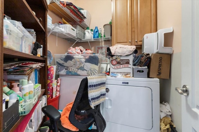 330 Sheliah Ct, Blacksburg, VA 24060 - laundry room featuring washer / clothes dryer and cabinet space
