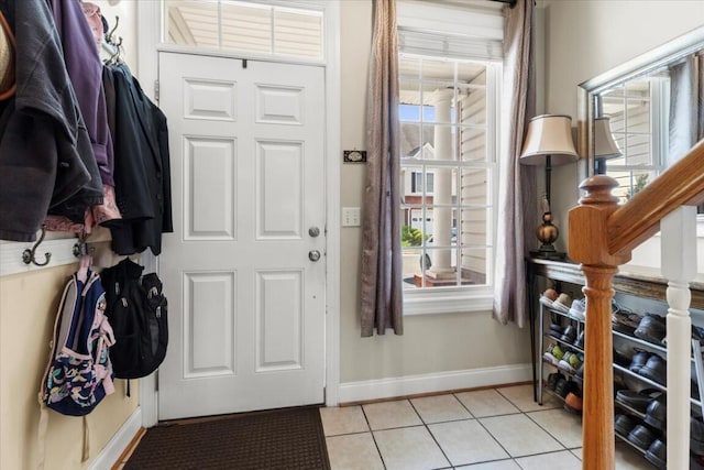 330 Sheliah Ct, Blacksburg, VA 24060 - entryway with baseboards and light tile patterned flooring