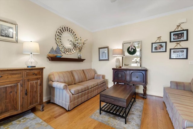 330 Sheliah Ct, Blacksburg, VA 24060 - living room with baseboards, light wood-style floors, and crown molding