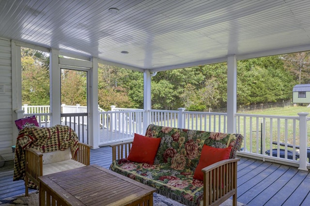 1169 Mountain Creek Ln, Big Island, VA 24526 - sunroom / solarium featuring plenty of natural light