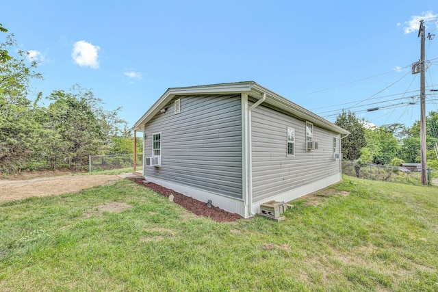 view of property exterior featuring cooling unit